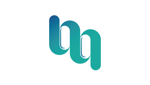 Megene 彌因生物醫藥科技公司logo設計“字母M+基因”元素